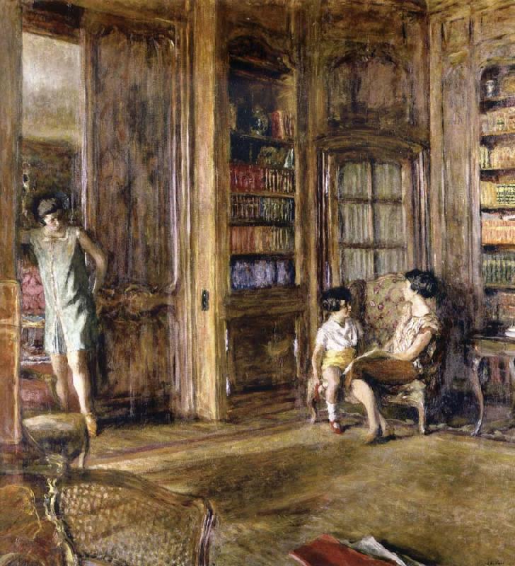 Edouard Vuillard In the Library china oil painting image
